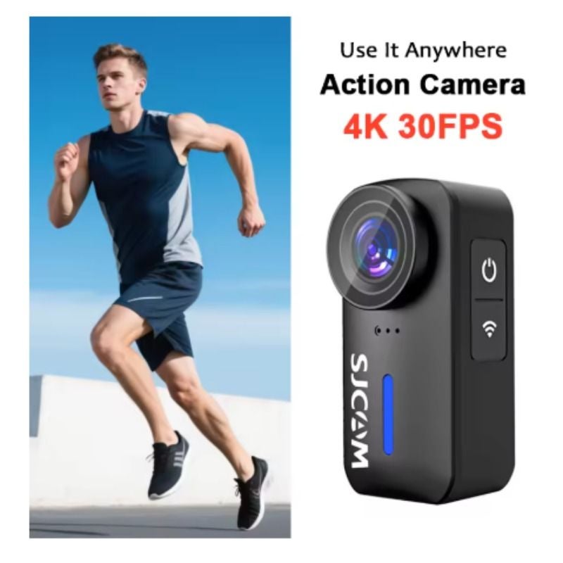 Sjcam C110 Standard 4K 30fps Action Sports Camera, WiFi Distortion Correction, Waterproof Ip65, Vlog Dash Cam, Black - Image 4