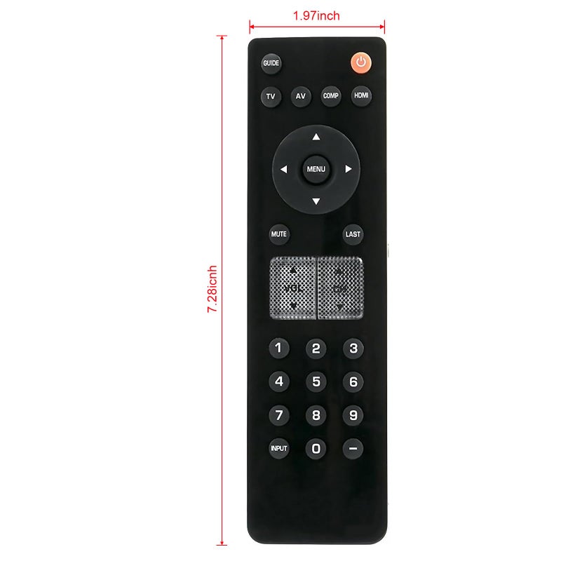 Vinabty New VR2 Replaced Remote fit for Vizio TV VL260M VL320M VL370M VO320E VO320E-M VO320EM V0370M VO370M-C VO370MC VO420E VO420E-M VO400E VP322 VP422 VW46LF (0980-0305-3050)(0980-0305-3000)(0980-0305-3021) - Image 3