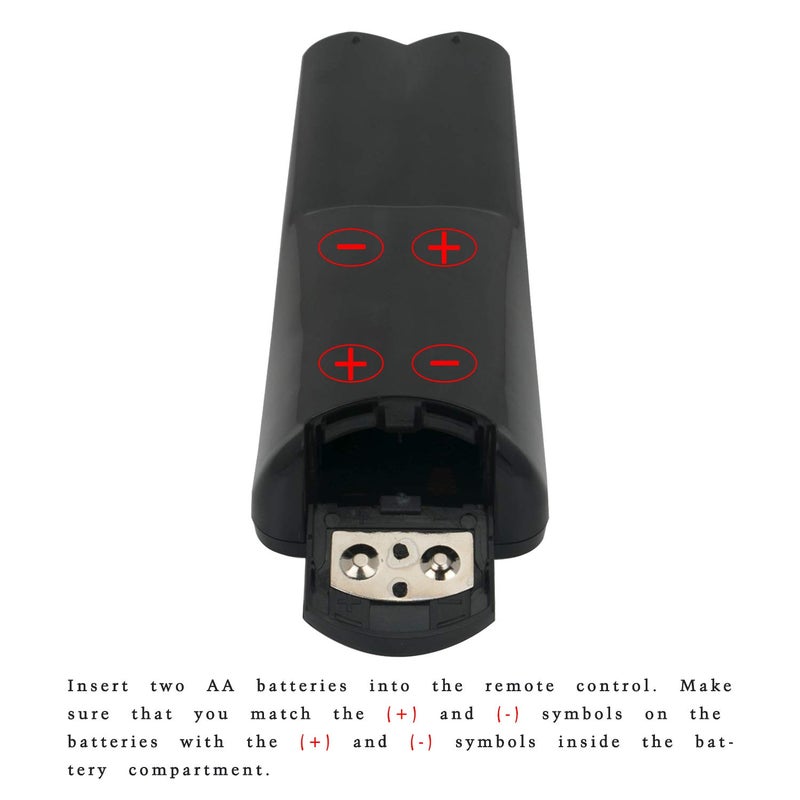 Vinabty New VR2 Replaced Remote fit for Vizio TV VL260M VL320M VL370M VO320E VO320E-M VO320EM V0370M VO370M-C VO370MC VO420E VO420E-M VO400E VP322 VP422 VW46LF (0980-0305-3050)(0980-0305-3000)(0980-0305-3021) - Image 2
