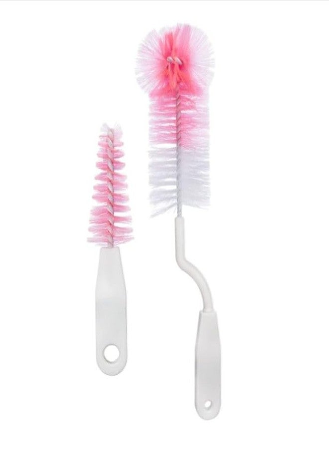 KALRA MAGIC® Bottle Cleaning Brush Set Long Handle & Narrow Neck Baby Bottle Brush with Soft Bristles Reusable Bottle Scrubber & Nipple Cleaner | Multi Purpose Cleaning Brush (Pack of 1 Pink) - Image 1