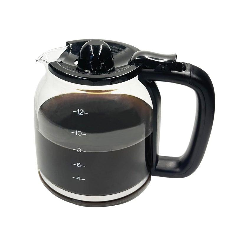 12 CUP Replacement Glass Carafe Pot ONLY Compatible with Ninja Coffee Maker CE251 CE250 CE200 CE200C CE201 CE201C series Ninja Carafe Replacement Part No XGLSLID200