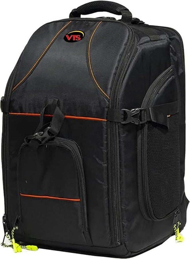 VTS Camera Backpack Photography Bag with Laptop Compartment/Tripod Holder for DSLR SLR Cameras (Black) - Image 1