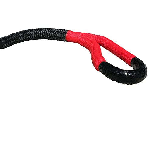 Bubba Rope Sidewinder Xtreme Model 176653RD Off-Road Power Stretch Kinetic Kit 5/8 x 20 ft. Recovery Rope with Breaking Strength of 14000 Lb. in Red/Black Color - Image 2