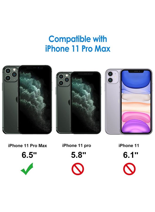 Jetech Privacy Screen Protector For Iphone 11 Pro Max 6.5 Inch With Camera Lens Protector Anti Spy Tempered Glass Film 2 Pack Each - Image 2