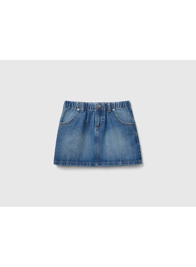 UNITED COLORS OF BENETTON Denim Mini Skirt  - Image 1