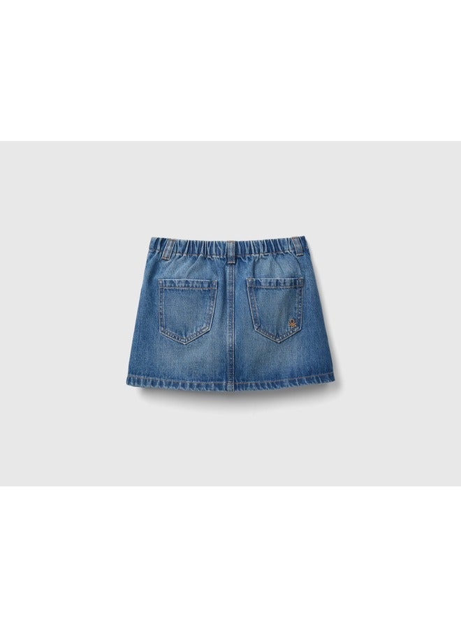 UNITED COLORS OF BENETTON Denim Mini Skirt  - Image 2