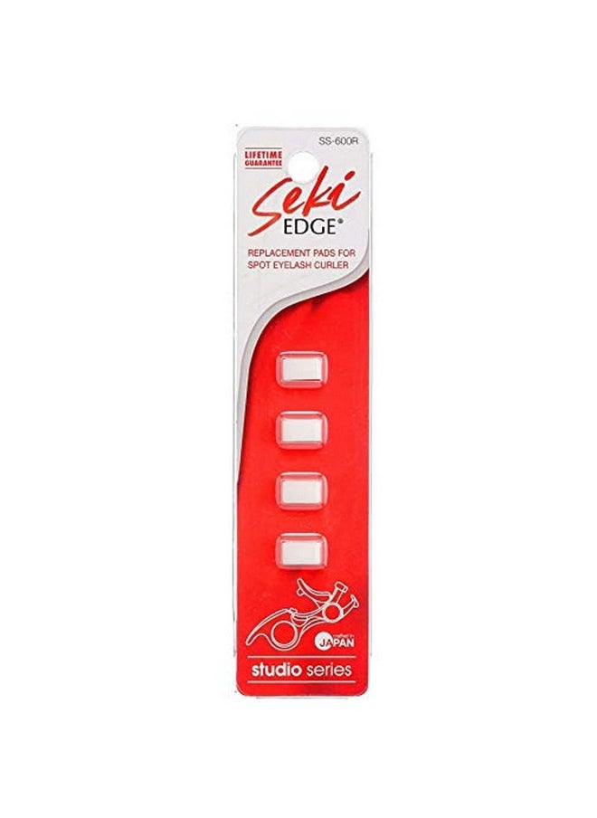 Seki Edge - Eyelash Curler Replacement Pads (Ss600R) Pack Of 4 Silicone Eyelash Curler Refill Pads Maintain Curling Action Made In Japan - Image 1