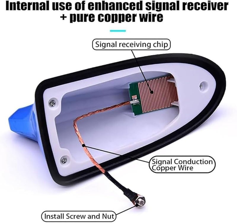 Car Shark Fin Antenna For Vauxhall Combo C D Combo Life E Cascada Color C - Image 4