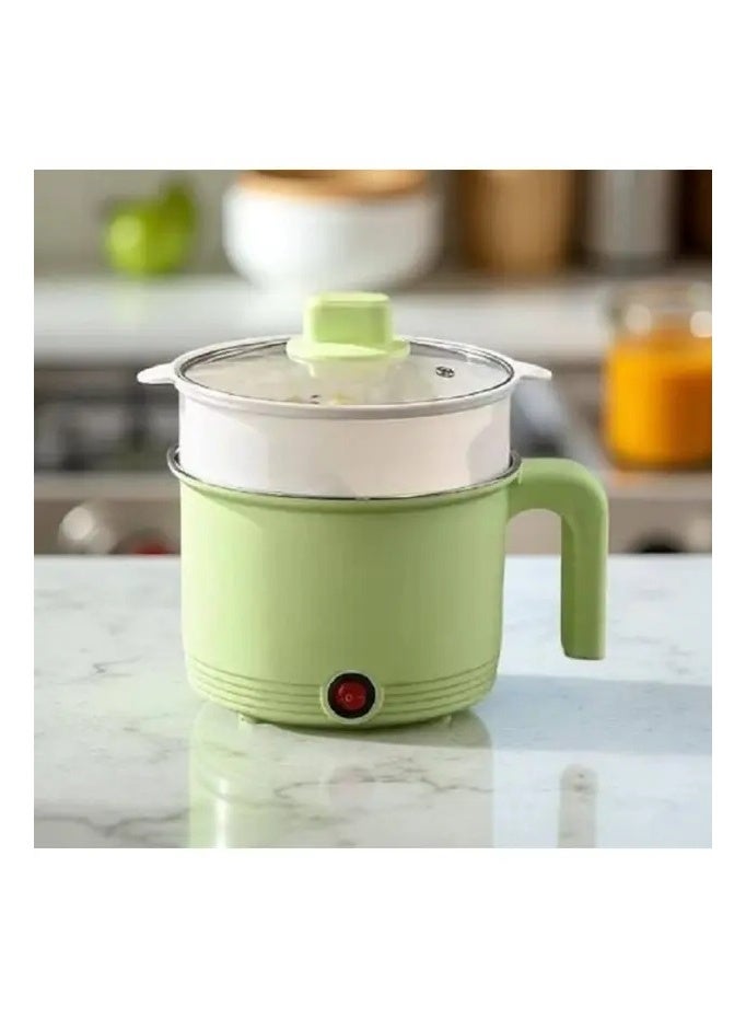 Ruay 1.5L Mini Electric Cooker, Rice and Pasta Steamer, Double Layer Hot Pot, Kitchen Gadget - Image 2