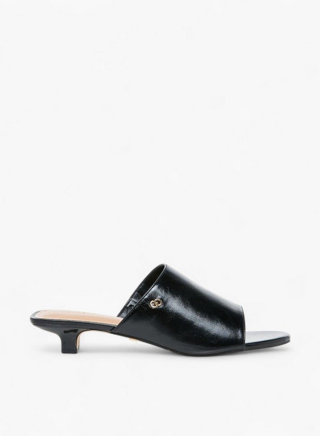 Celeste Women's Open Toe Sandals with Kitten Heels - Image 1