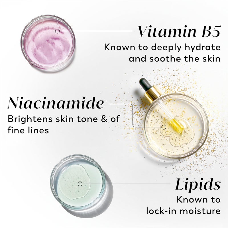 Olay Body Lotion for Women, Age Defying with Niacinamide Serum, Visibly Reduce Signs of Skin Aging, 24hr Moisture & Hydration, Fast Absorbing Formula, Vitamin B3 Complex, For All Skin Types, 17 fl oz - Packaging May Vary - Image 5