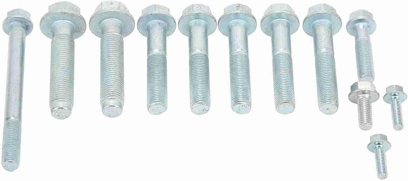 مجموعة نقل، 12 قطعة من المعادن للاستبدال لنماذج B16، B18، B20 Hydro 5spd، تشمل براغي هيكل الجرس، براغي التثبيت على شكل حرف T، وبراغي المحرك البدائي. - Image 2
