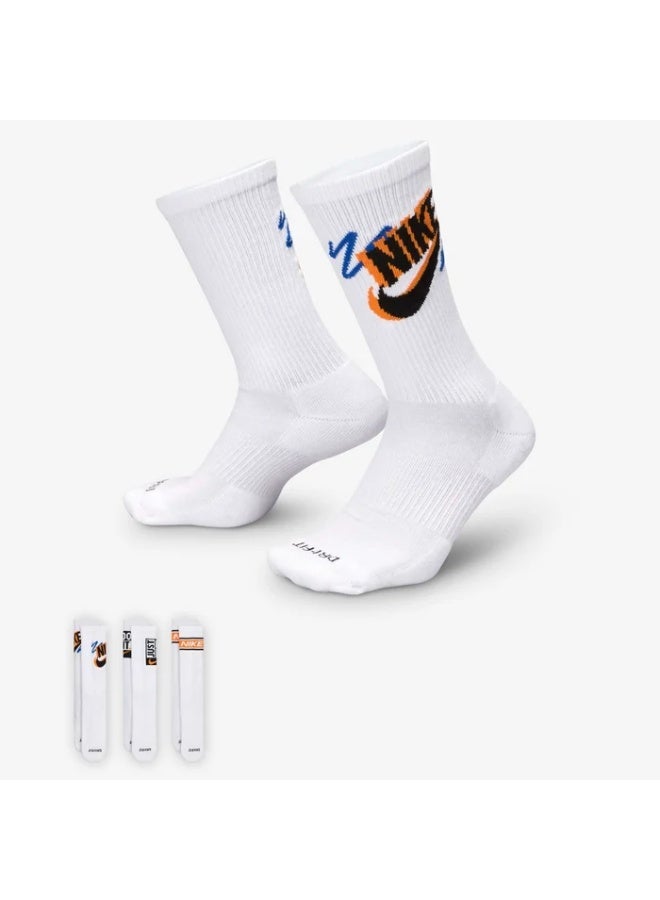 Nike Unisex Nike Everyday Plus Crew Socks 3-Pair Sport - Image 4