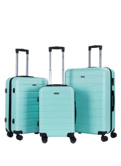 VIPTOUR Luggage Set 3Pcs ABS Trolley Bag Set With Number Lockable ...