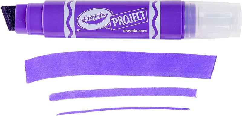 كرايولا علامات ملصقات كبيرة جدًا بألوان زاهية، 4 قطع، متعددة الألوان - Image 4