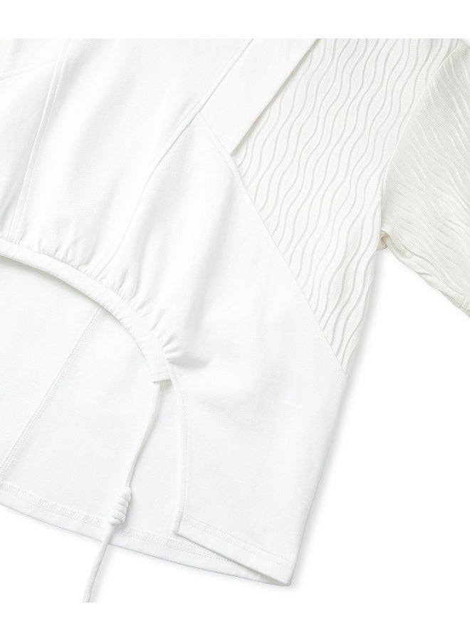Ipekyol Draped Mixed T-Shirt  - Image 2