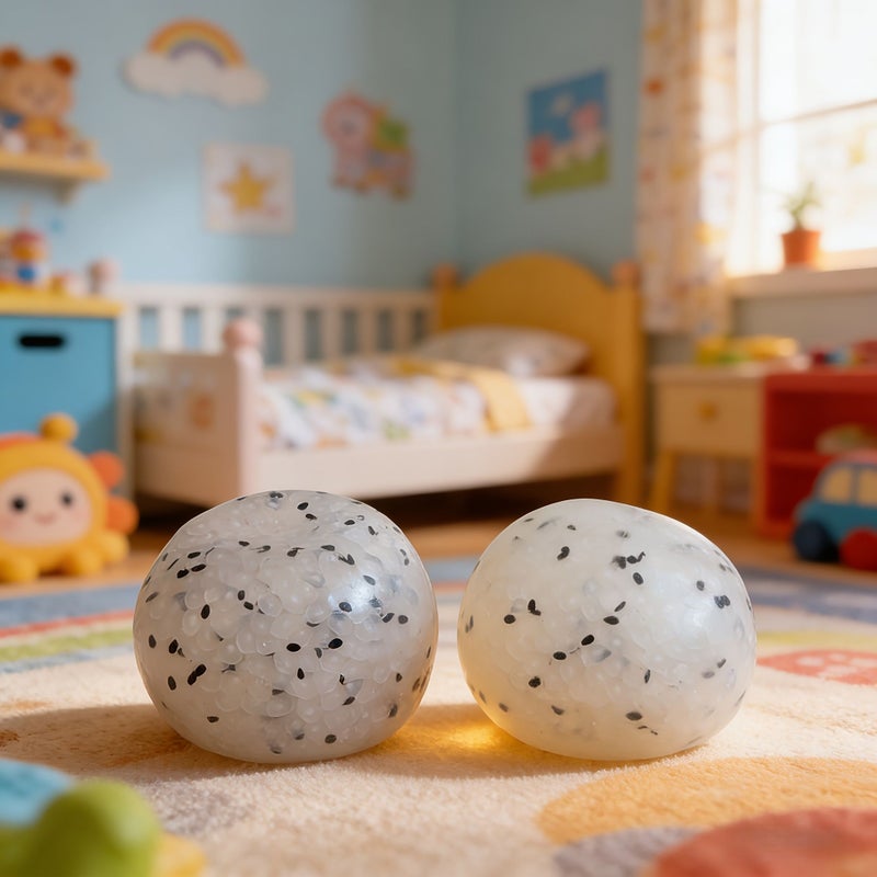 Glutinous Rice Squeeze Ball Slow Rebound Stress Relief Toy Soft Hand Squishy Sensory Texture - Image 5