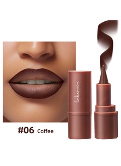 lakerain Liner Lipstick Pencil Matte Waterproof Long Lasting Lipstick Lips Contour Makeup Lip Liner Lipsticks, One Stroke Define Lip Liner Non Drying Easy Color Lip Liner Lipstick Coffee 3g 06  - Image 2