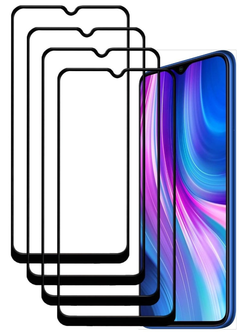 ACLIX 4 Pieces Antistatic ESD Dustproof Premium Quality High Definition Tempered Glass Screen Protector Designed For Xiaomi RedmiNote 8 Pro - Image 1