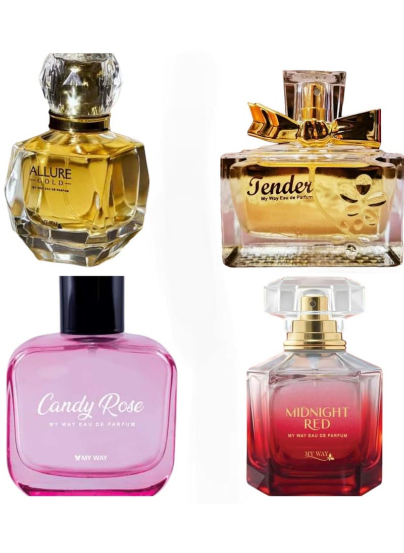 My Way My Way perfume set for women, 4 pieces  - Image 1