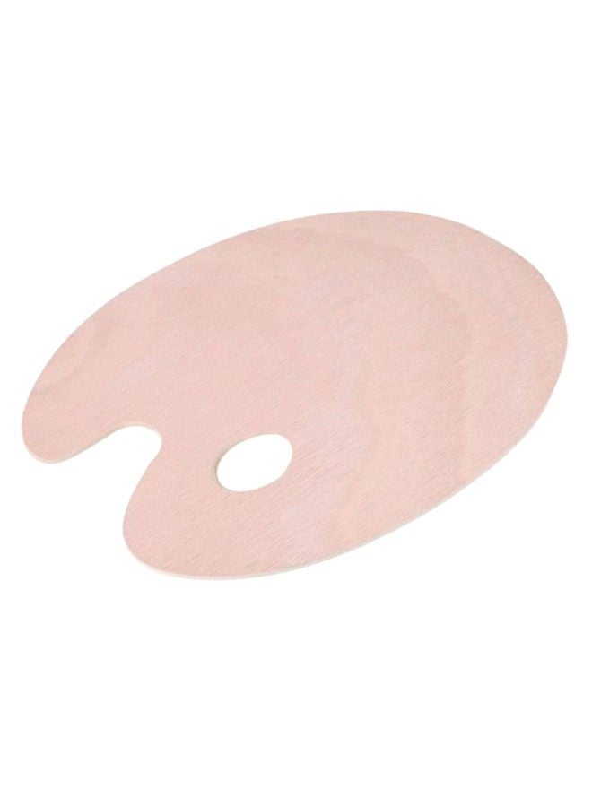 NIBEMINENT Oval Shape Paint Tray Beige - Image 1