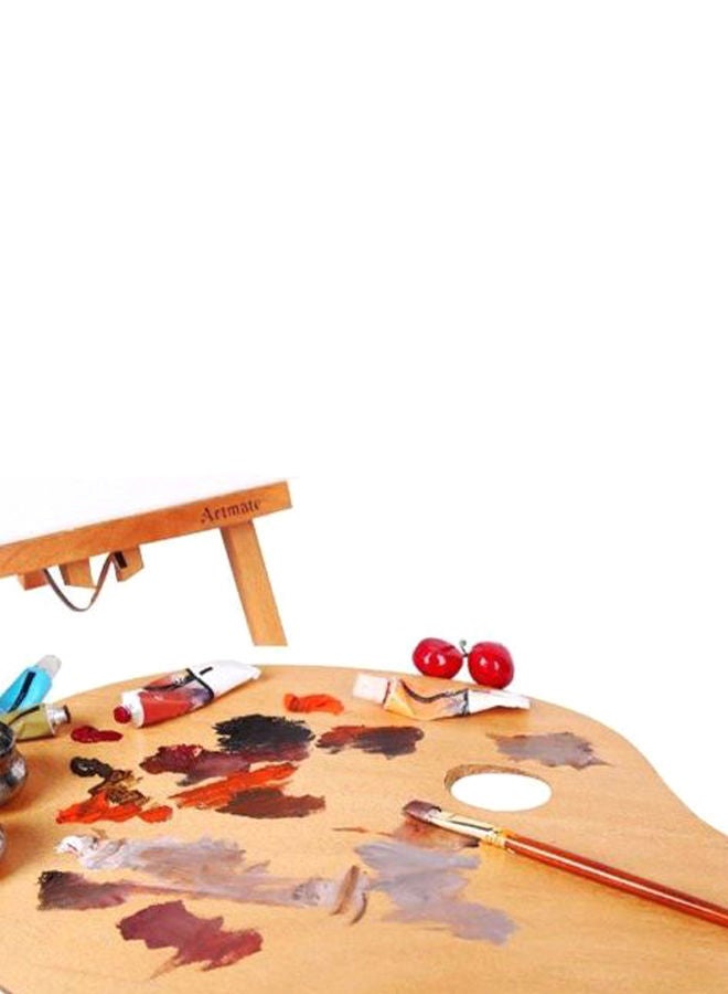 NIBEMINENT Oval Shape Paint Tray Beige - Image 2