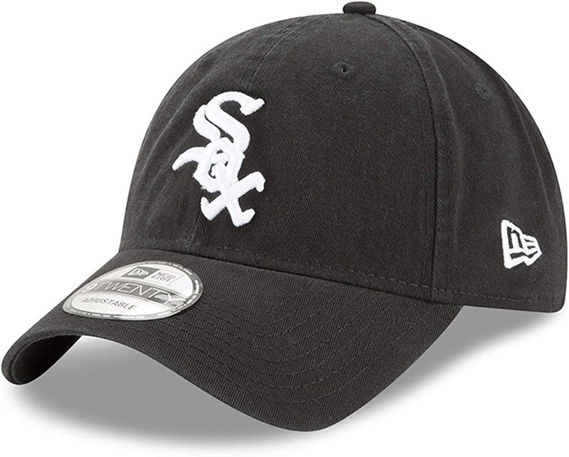 نيو ايرا قبعة New Era MLB Core Classic 9TWENTY قابلة للتعديل مقاس واحد يناسب الجميع (شيكاغو وايت سوكس) - Image 1