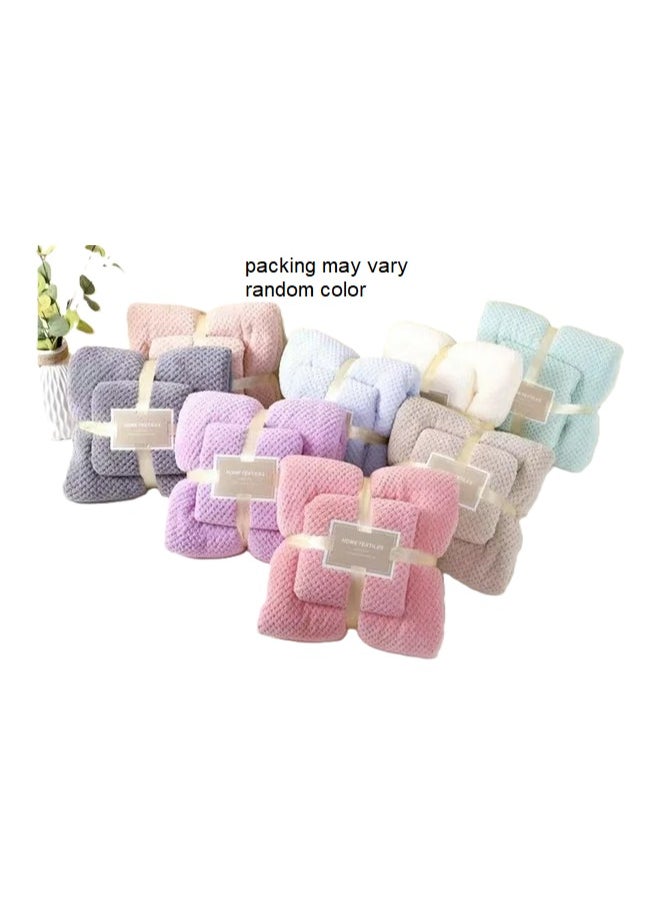 Generic - Microfiber bridal towel and bathrobe set, random color - Image 1