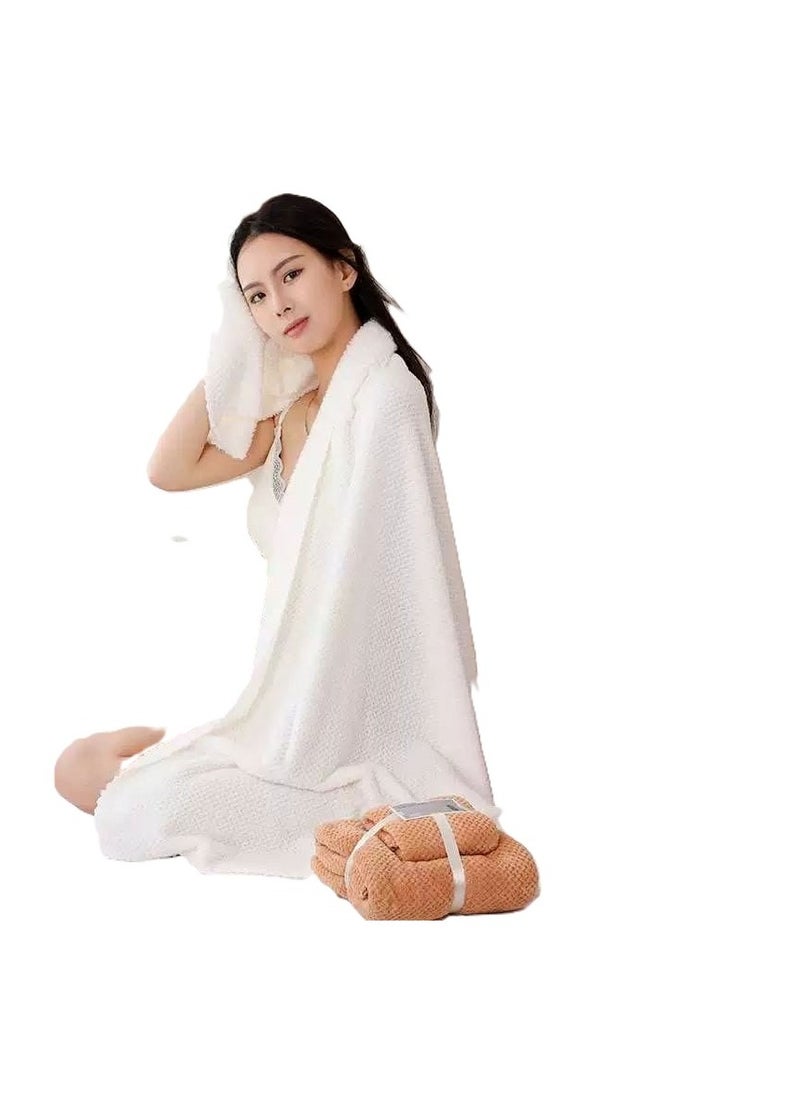 Generic - Microfiber bridal towel and bathrobe set, random color - Image 1
