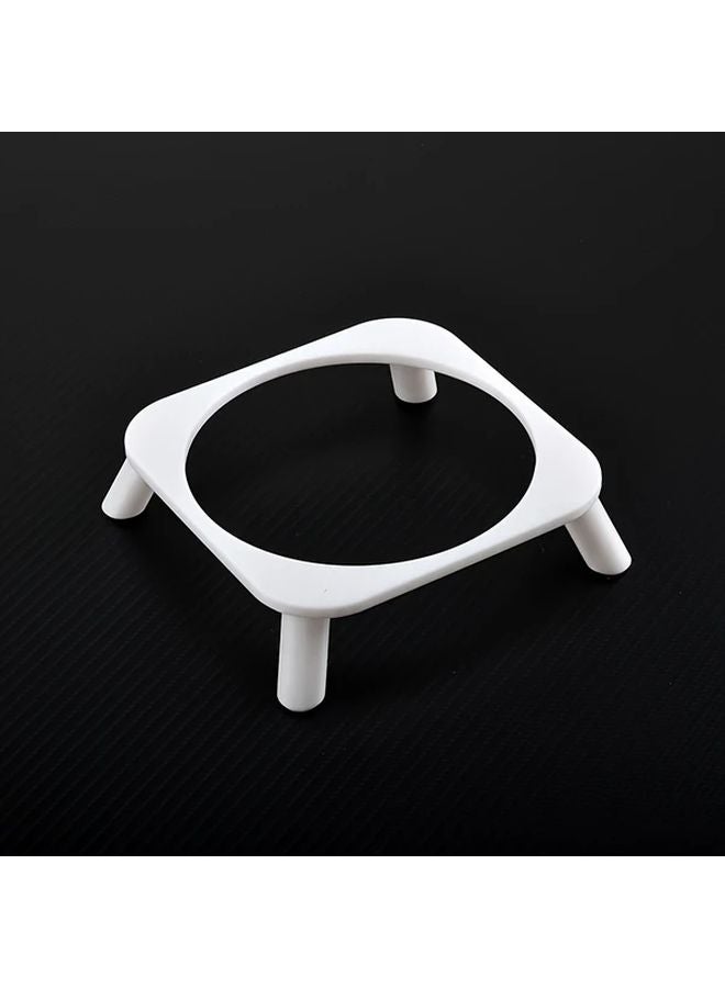 White Minimalist Heightening Stand for Mac Mini M4 Radiator - Image 1
