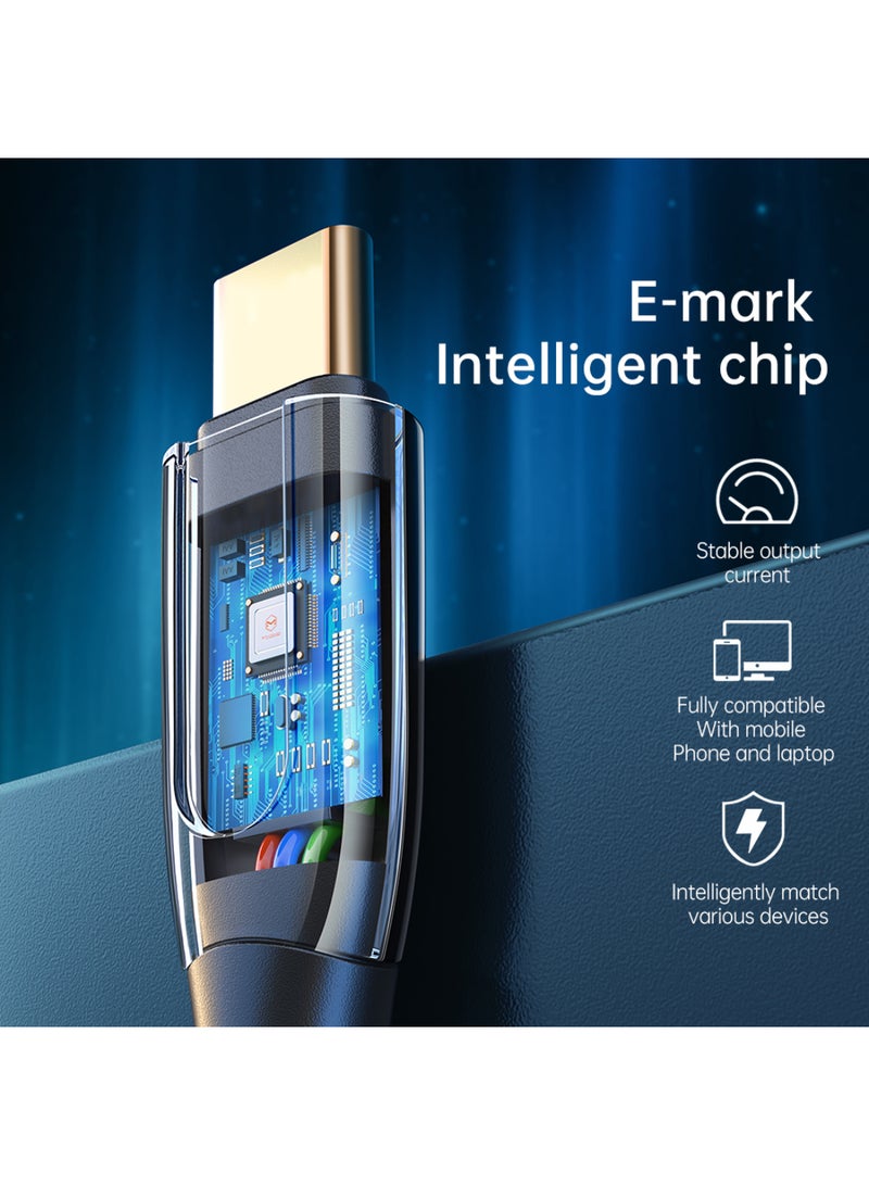 مكدودو Mcdodo كابل شحن سريع PD 100 واط (USB-C إلى C) 1.2 متر (سبائك الزنك) - Image 2