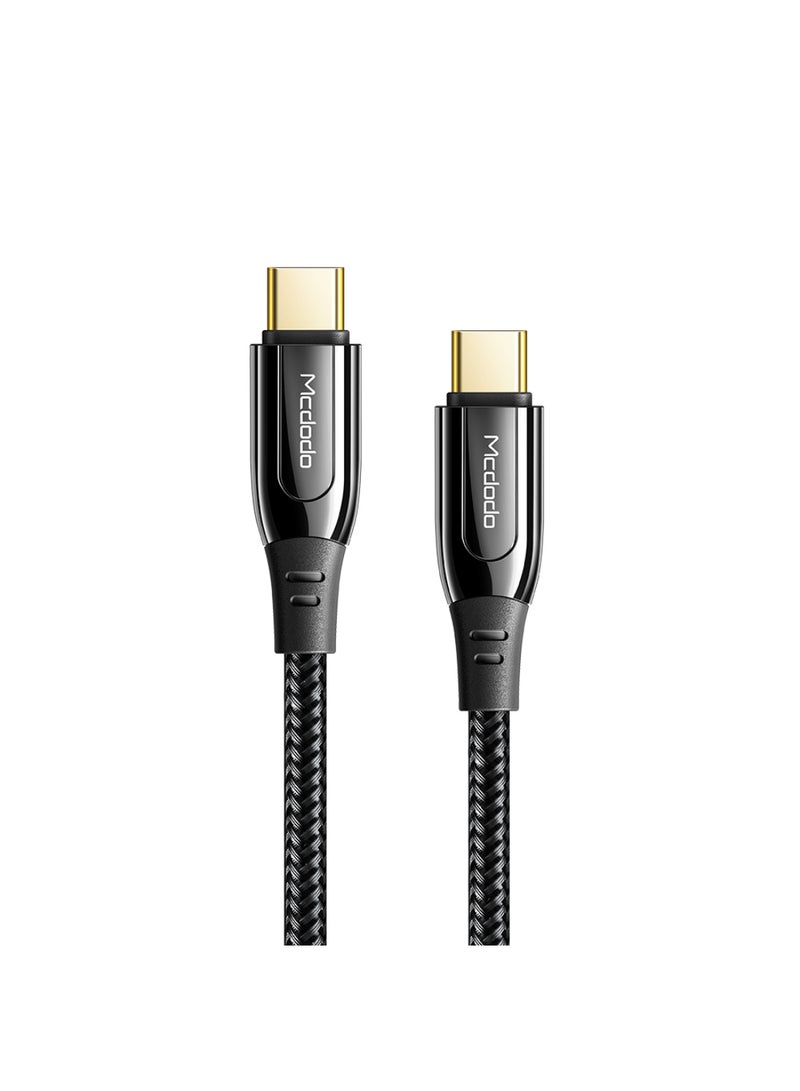 مكدودو Mcdodo كابل شحن سريع PD 100 واط (USB-C إلى C) 1.2 متر (سبائك الزنك) - Image 1