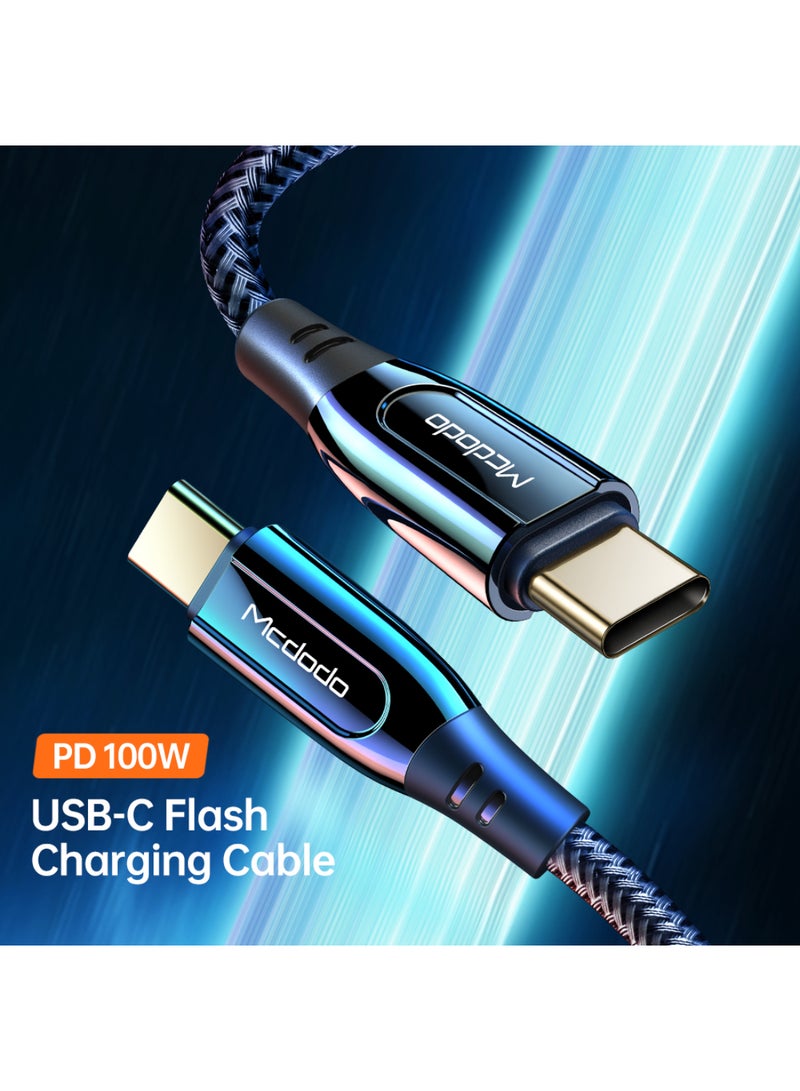 مكدودو Mcdodo كابل شحن سريع PD 100 واط (USB-C إلى C) 1.2 متر (سبائك الزنك) - Image 5