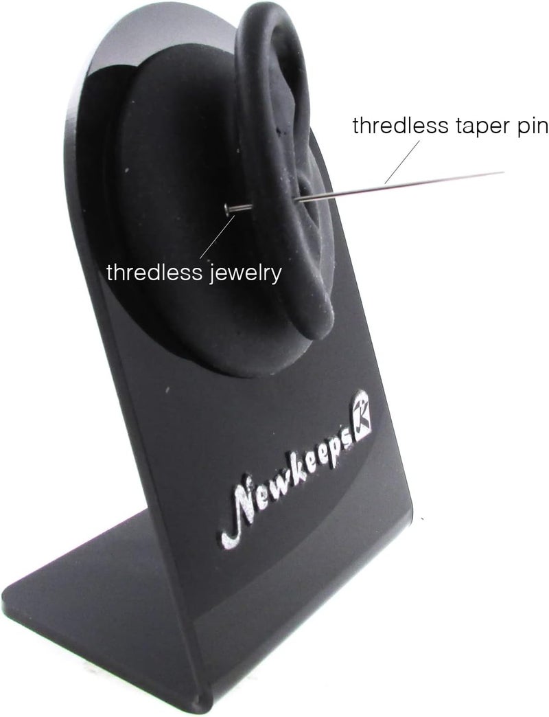 NewkeepsR 20g/18g/16g G23 Titanium Press Fit Threadless Push Pop in Labret Lip Monroe Tragus Earring Stud Piercing - Image 4
