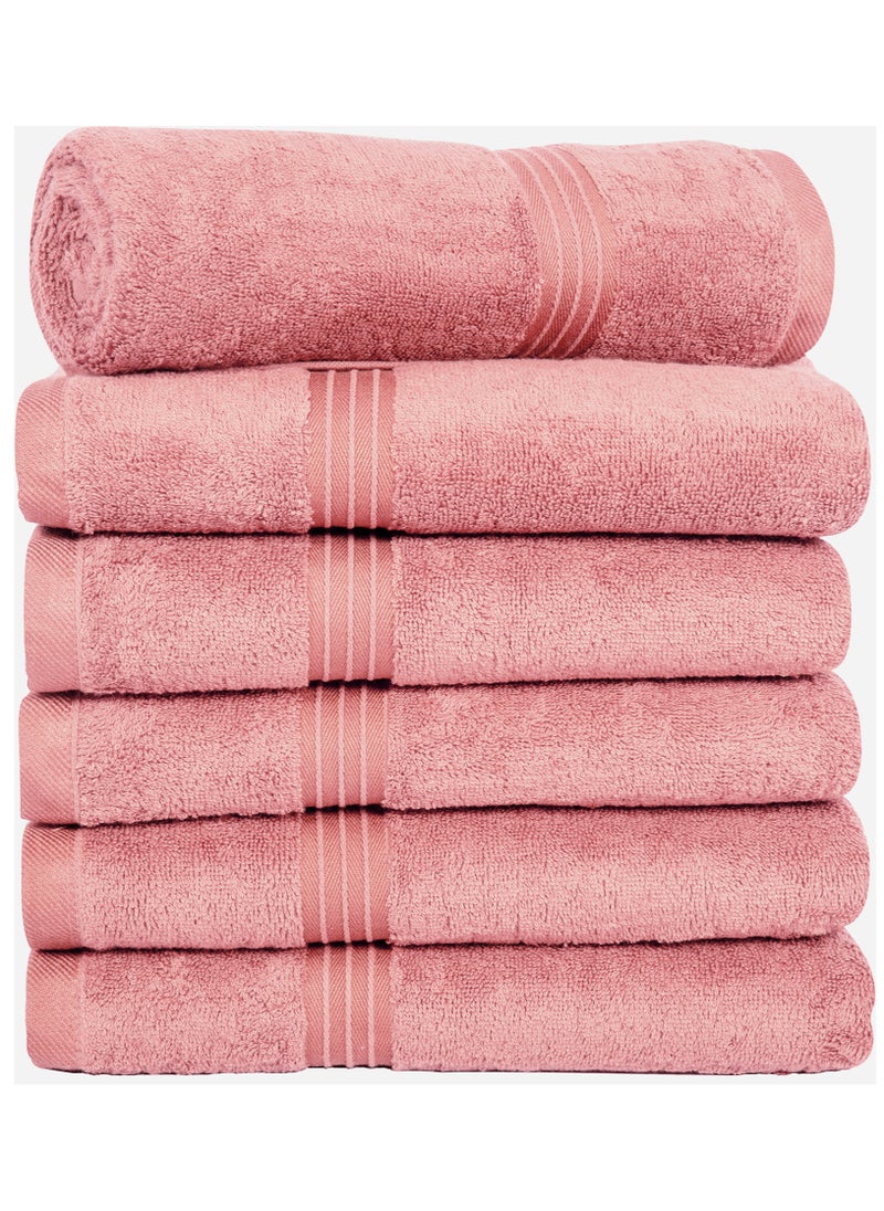Bliss Casa Bliss Casa - Large Hand Towels (6 Pack, 50 x 100 cm) - 100% Combed Cotton - Premium Quality, Ultra Soft and Highly Absorbent, Hotel & Spa Quality Hand Towels  - Image 1