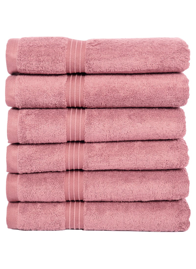 Bliss Casa Bliss Casa - Large Hand Towels (6 Pack, 50 x 100 cm) - 100% Combed Cotton - Premium Quality, Ultra Soft and Highly Absorbent, Hotel & Spa Quality Hand Towels  - Image 2