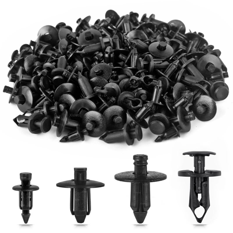 Xislet 120pcs Plastic Fender Clips Body Rivets Compatible with UTV ATV Motorcycle Sportsbike Push Pin Fairing M6 M7 M8 Retainer Fastener Replace 7661855 Fits for Polaris Honda Suzuki Yamaha - Image 2