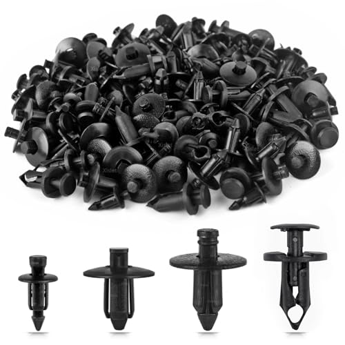 Xislet 120pcs Plastic Fender Clips Body Rivets Compatible with UTV ATV Motorcycle Sportsbike Push Pin Fairing M6 M7 M8 Retainer Fastener Replace 7661855 Fits for Polaris Honda Suzuki Yamaha - Image 1