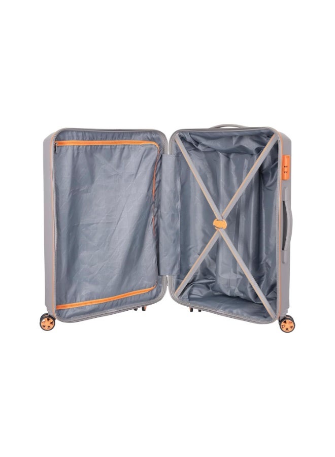 Kamiliant American Tourister Medium Harrier Zing 68 Cms Check-in (PP) Hard Sided 8 Wheels Spinner Luggage/Suitcase/Trolley Bag (Light Grey) (Double Wheel), Medium - Image 2