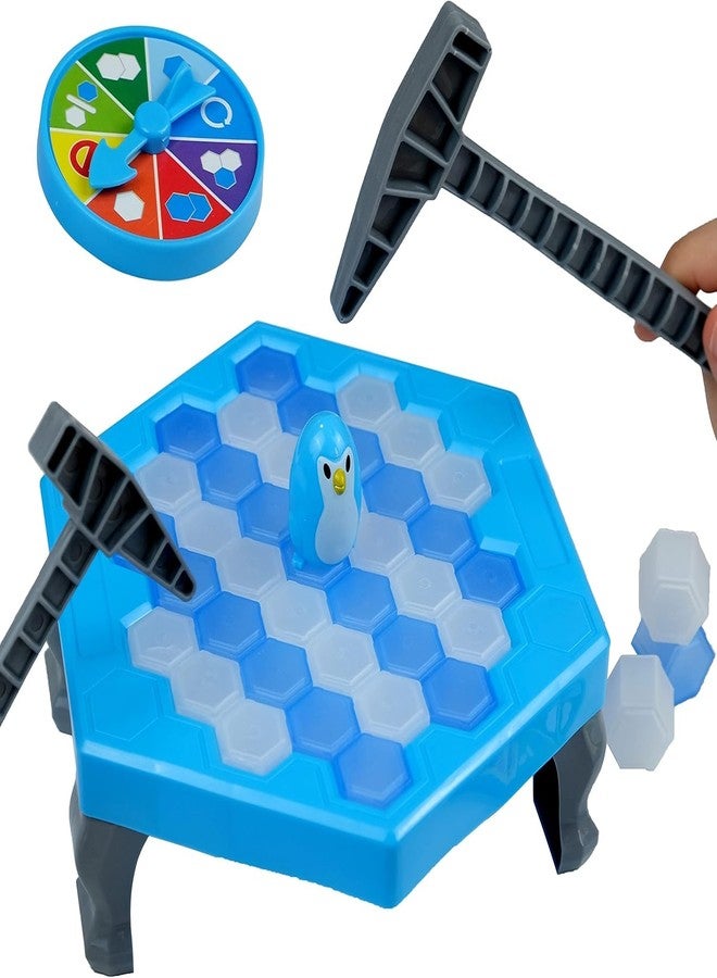 AK Anolihk Penguin Ice Breaker Game - Fun Save The Penguin Tabletop Board Game for Kids Ages 5-7 - Interactive Ice Cube Tapping Challenge - Family Strategy Toy for Motor Skills & Coordination - Image 1