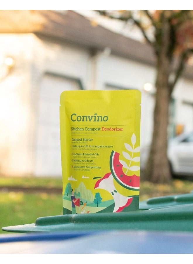 Generic - : A Compost Starter/Accelerator Which Helps to Reduce Kitchen Waste Odor and Convert Yard Waste to Fertile Humus for All Composting Systems. Comes in 1 Package That Contains 4 Packets Inside - Image 1