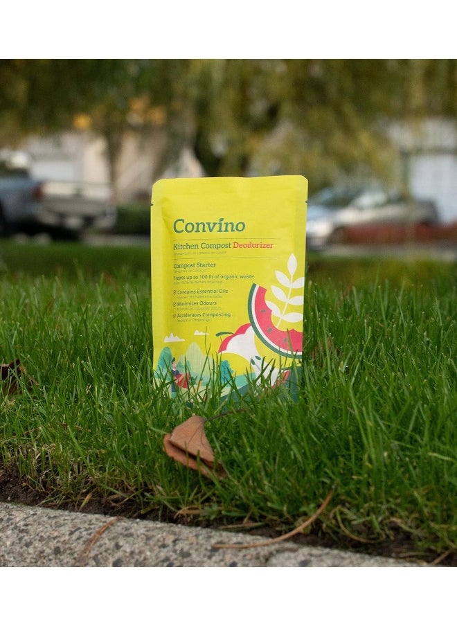 Generic - : A Compost Starter/Accelerator Which Helps to Reduce Kitchen Waste Odor and Convert Yard Waste to Fertile Humus for All Composting Systems. Comes in 1 Package That Contains 4 Packets Inside - Image 1