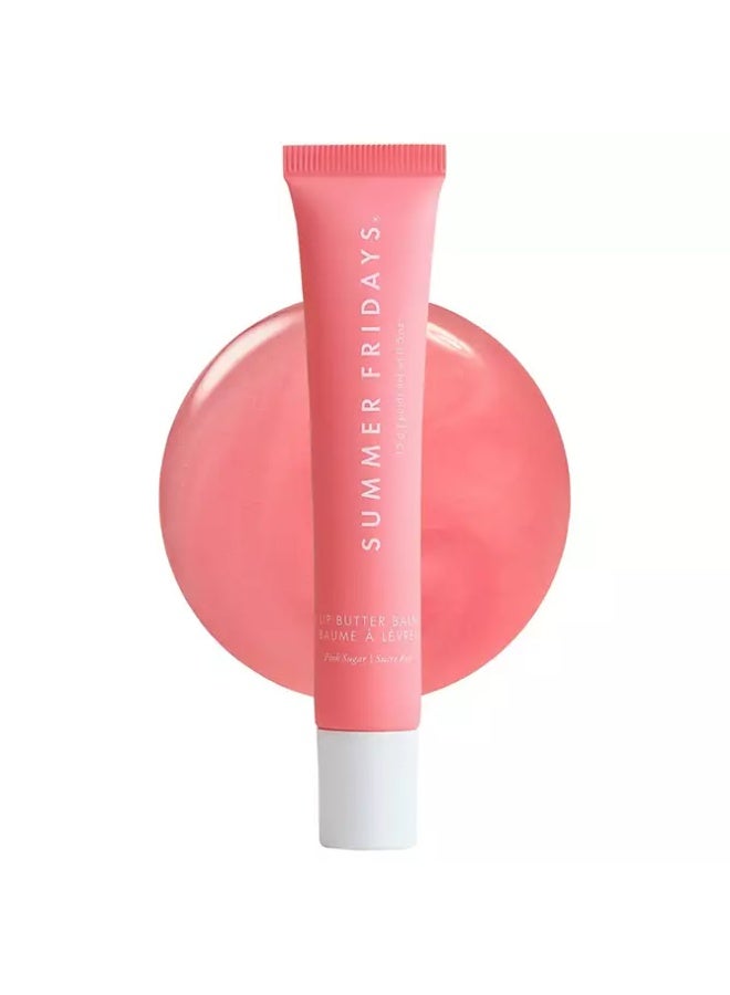 سامر فرايدايز بلسم شفاه Summer Fridays Pink Sugar | بلسم مرطب ملون - Image 1
