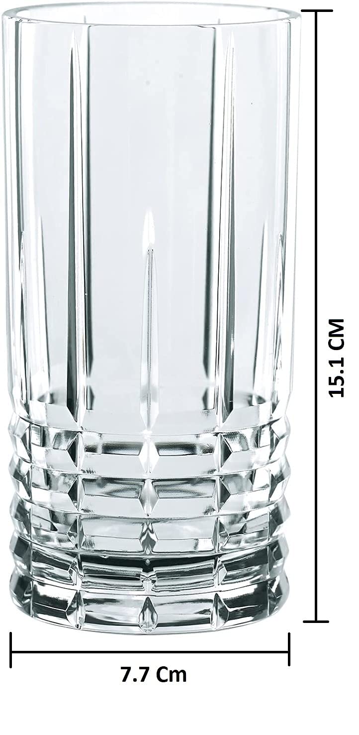 Gopendra Water Glasses Set of 6320 ML Tumbler Drinking Glasses for Water Cocktail Beer Juice Mock Tail Lassi Glass for Better Head Retention Crystal Clear Glass - Image 2