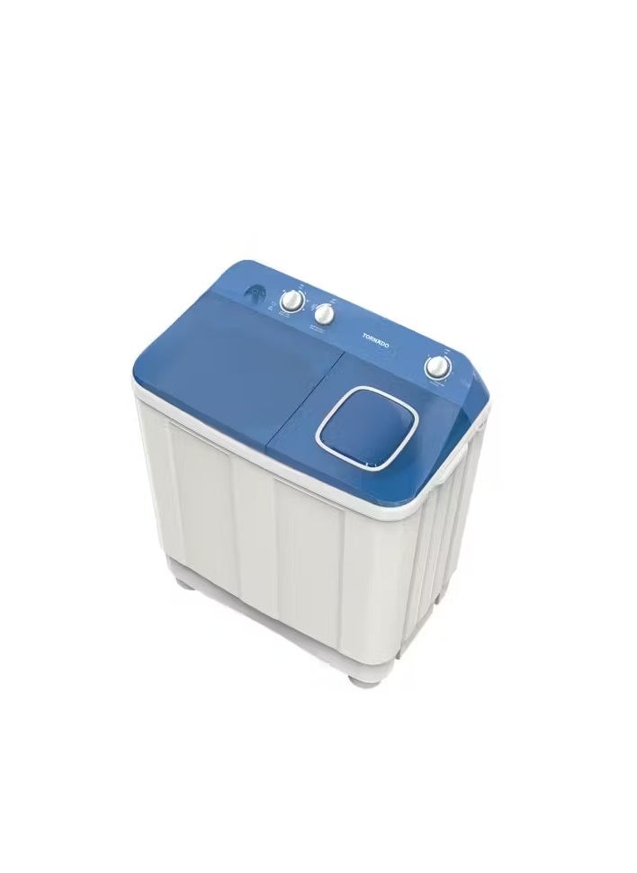 TORNADO Washing Machine Half Auto 12 Kg White x Blue TMH-HS12C(WB)  - Image 1