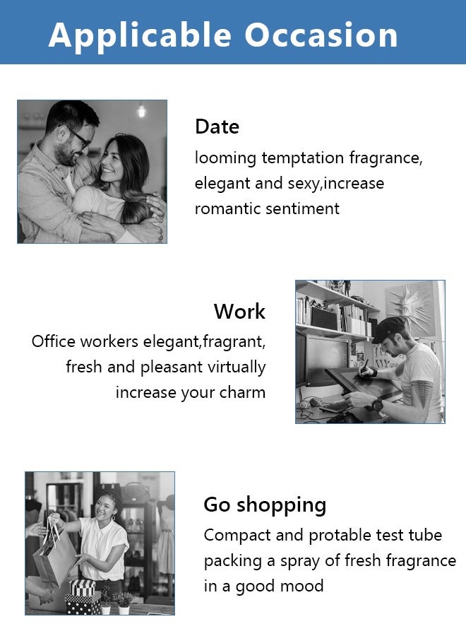 LONKOOM Spirit Light Blue  EDT For Men 100ML - Image 3