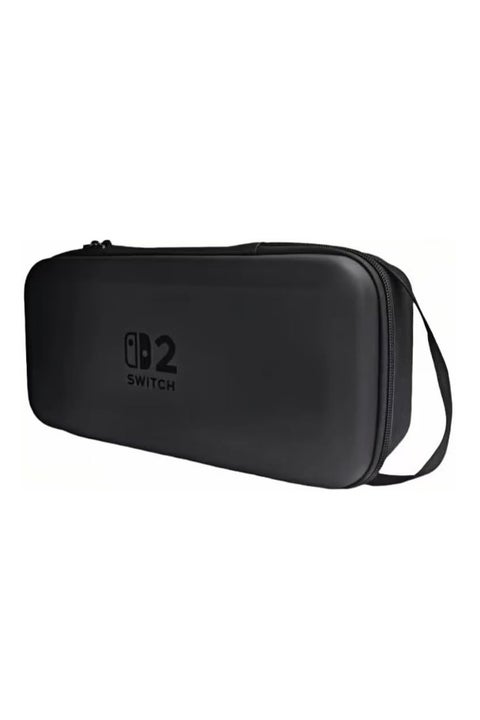 Large Travel Bag For Nintendo (2025) Switch 2, Storage Bag with Stand, 2nd Generation , Multi-functional, Large Capacity, Can be Hand Held, Effectively Protects with 12 Game Slot - Black