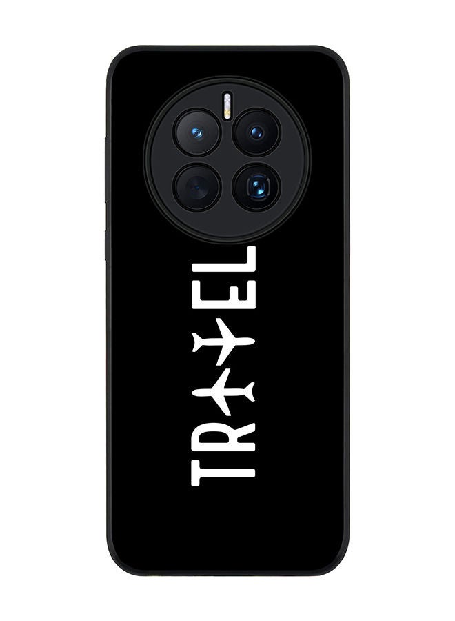 Stylizedd Rugged Black edge case for Huawei Mate 50 Slim fit Soft Case Flexible Rubber Edges Anti Drop TPU Gel Thin Cover - Travel - Image 1