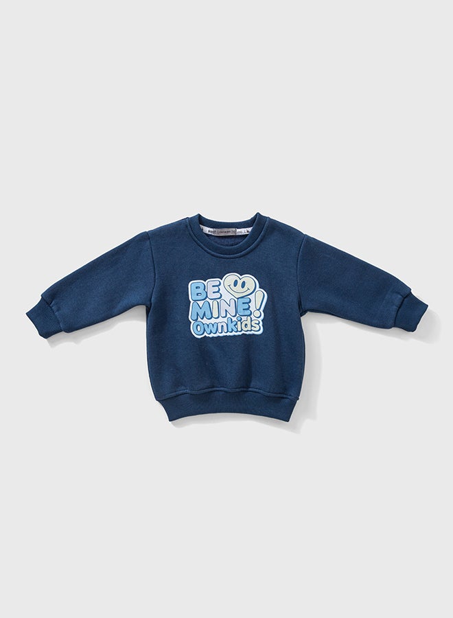 اون كيدز سويت شيرت أولادي أطفال صغار مبطن فليس من الداخل