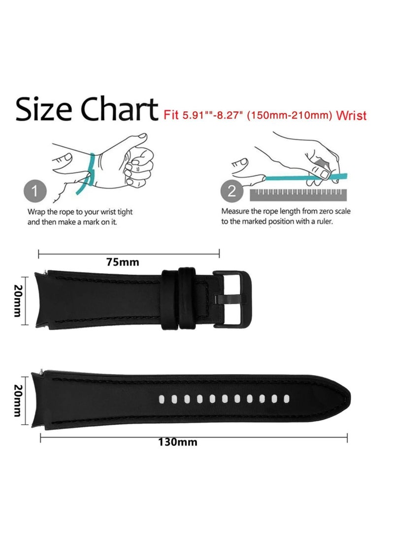 سوار جلد iBAND للمشاهدة 5/6/7 مقاوم للعرق - Image 5